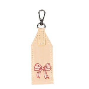 Lug Love Oversized Puller with Clasp Metallic Rose Gold with Embroidered Bow